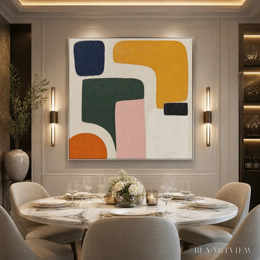 BUYARTVIEW Garden Shapes – Modern Organic Shape Abstract - image 2