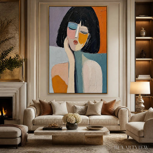 BUYARTVIEW Modern Muse – Modern Female Portrait Painting - image 2