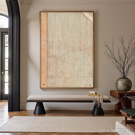 BUYARTVIEW Codex – Minimalist Architectural Line Art Painting - image 2