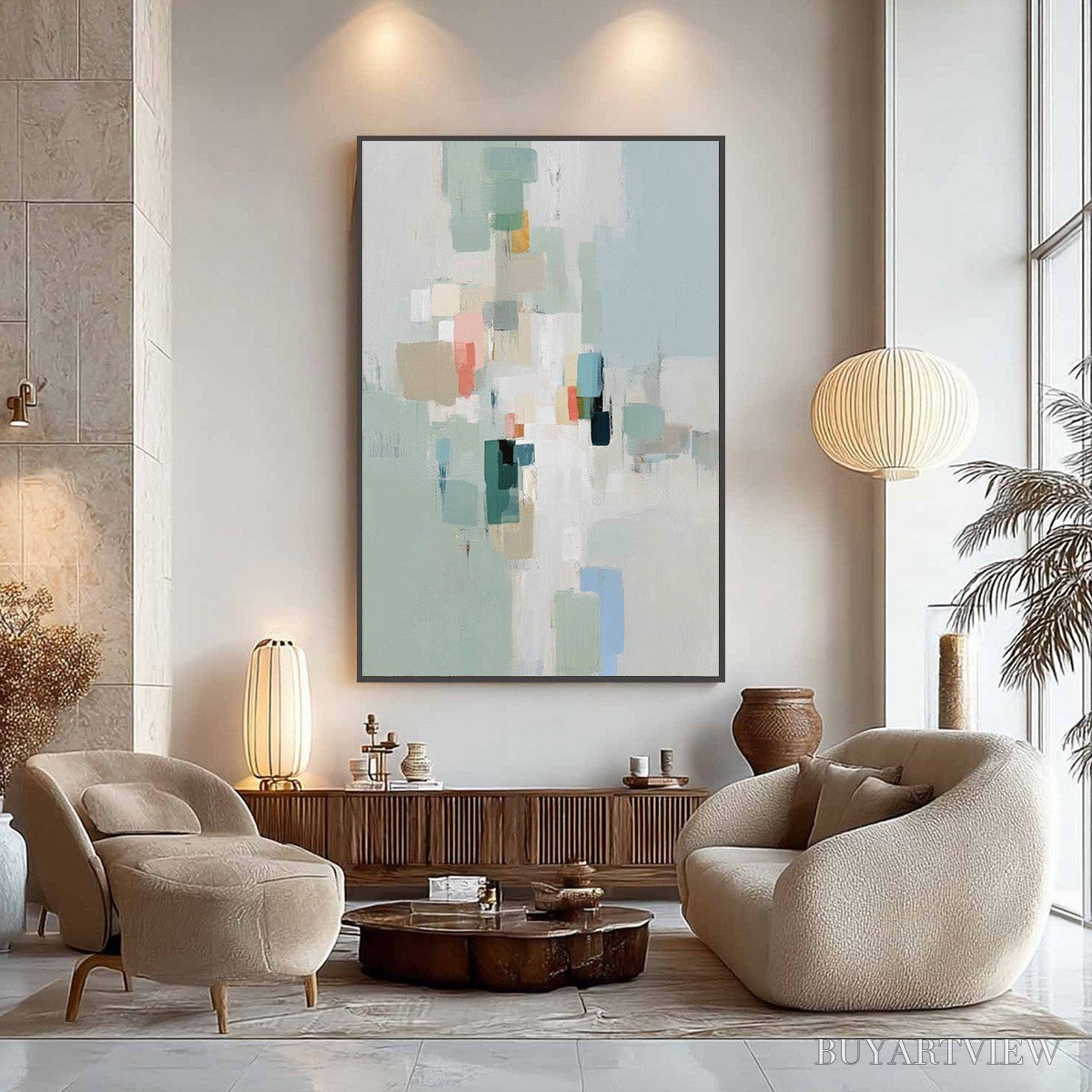 BUYARTVIEW Whisper – Minimalist Muted Tone Abstract - image 6