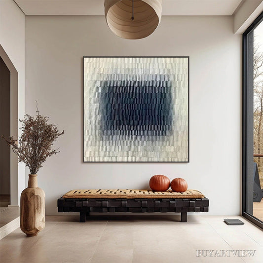 BUYARTVIEW Textured Depths – Minimalist Textured Abstract Painting - image 2