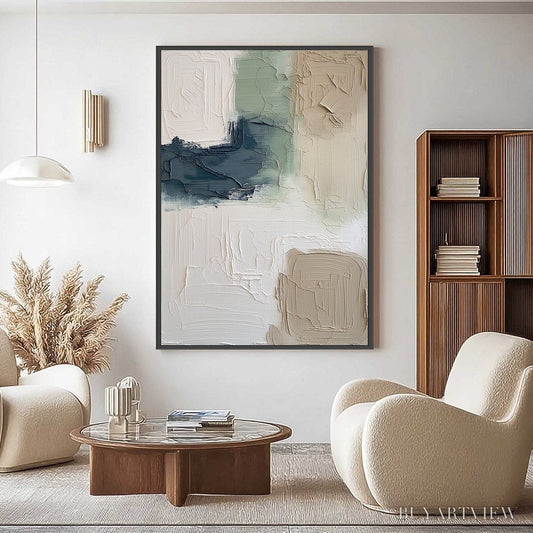 BUYARTVIEW Terra Firma – Textured Wabi-Sabi Abstract in Earth Tones - image 2
