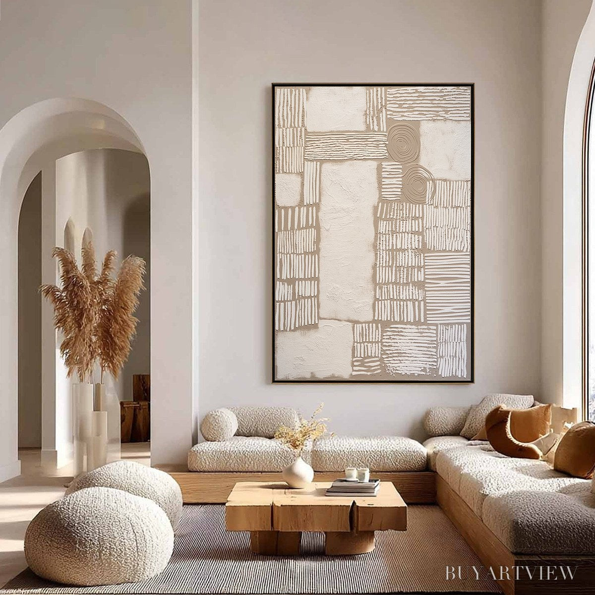 BUYARTVIEW Terra Forma – Large Textured Wabi Sabi Abstract Painting - image 6