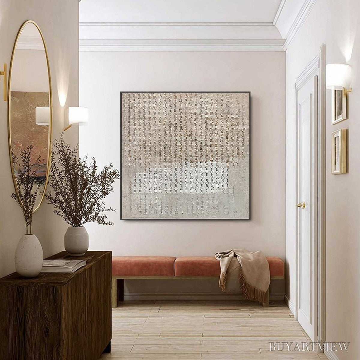 BUYARTVIEW Echoes in Silence – Large Wabi Sabi Textured Minimalist Abstract Painting - image 6