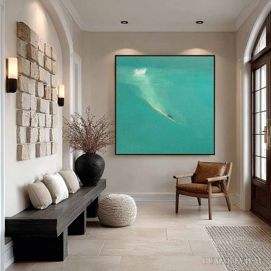 BUYARTVIEW Submerge – Minimalist Wabi Sabi Sea Painting - image 2