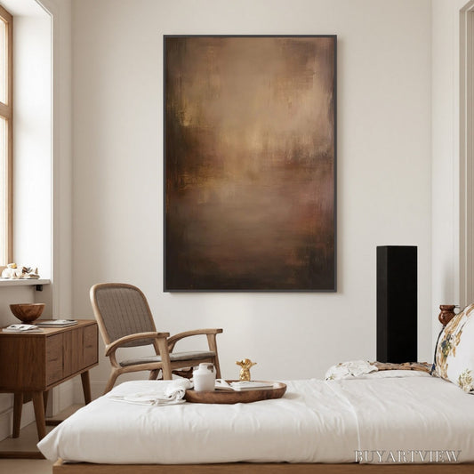 BUYARTVIEW Fading Ember – Wabi Sabi Abstract Art for Sophisticated Spaces - image 2