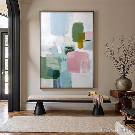 BUYARTVIEW Morning Blush – Soft Pastel Abstract - image 2
