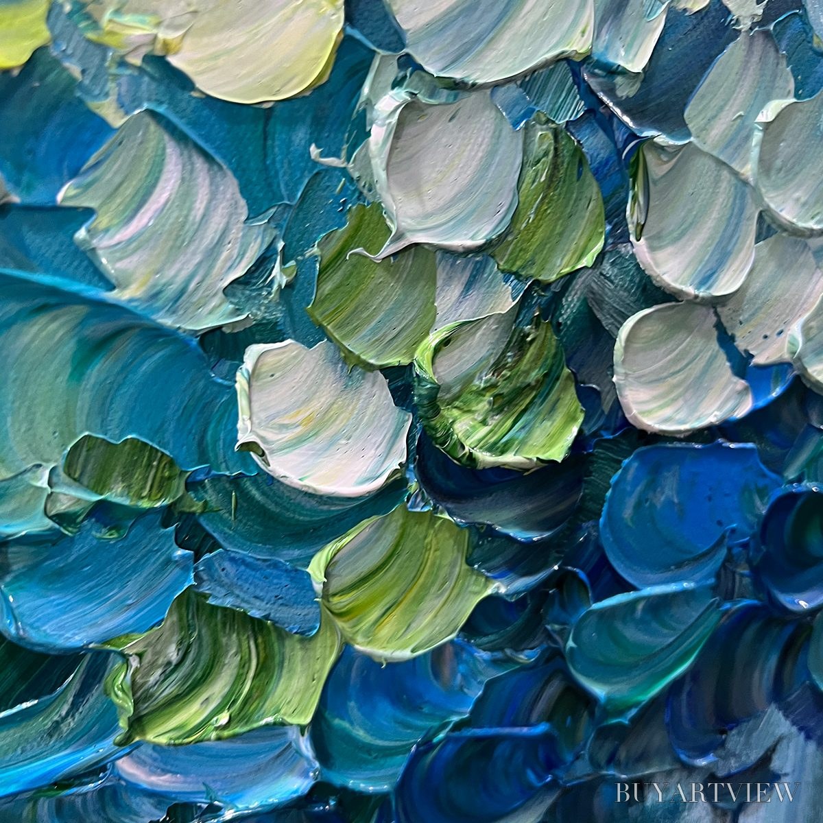BUYARTVIEW Forest Whispers – Textured Panoramic Oil Painting - image 6