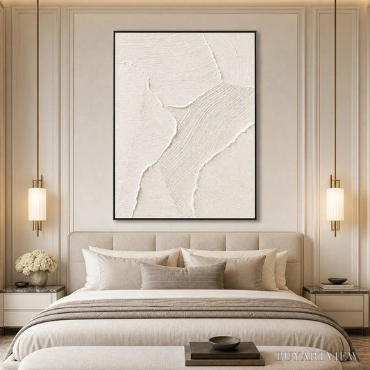 BUYARTVIEW Whisper – Wabi Sabi Style Textured Abstract Painting - image 2