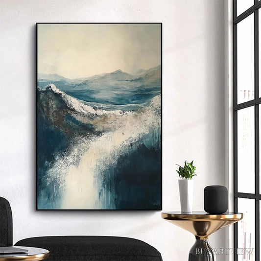 BUYARTVIEW Highland Mist – Atmospheric Landscape Oil Painting - image 2