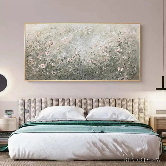 BUYARTVIEW Whispering Meadow – Impressionistic Wildflower Landscape Painting - image 2