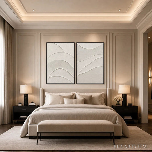 BUYARTVIEW Serene Rhythm – Minimalist Textured Wabi Sabi Set - image 2