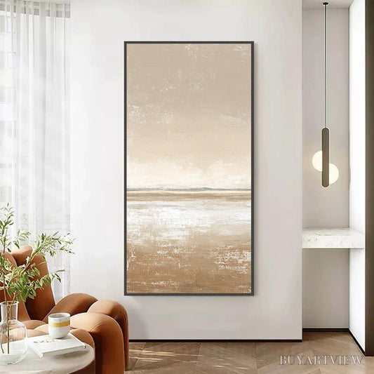 BUYARTVIEW Solitude – Textured Minimalist Wabi Sabi Seascape - image 2
