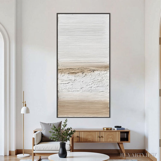 BUYARTVIEW Coastal Calm – Textured Minimalist Wabi Sabi Landscape - image 2