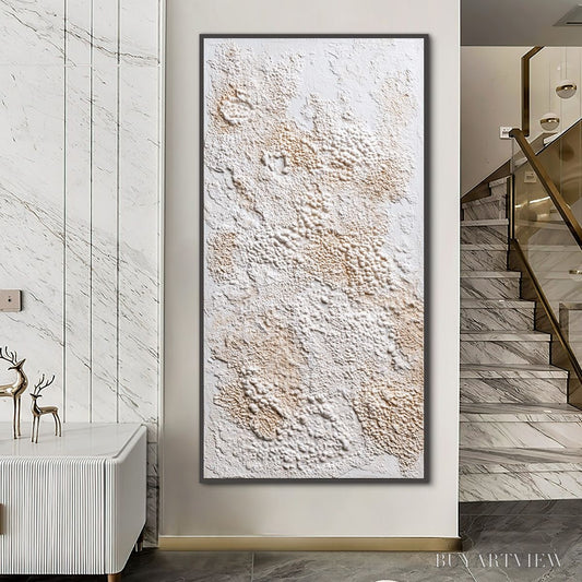 BUYARTVIEW Terra Veil – Wabi Sabi Textured Minimalist Abstract Painting - image 2