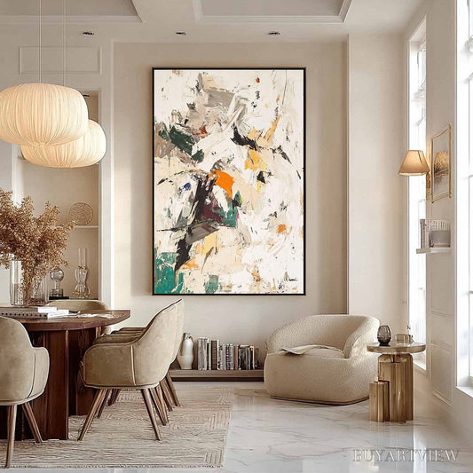 BUYARTVIEW Winter'S Kiss – Textured Abstract Impasto Oil Painting - image 2