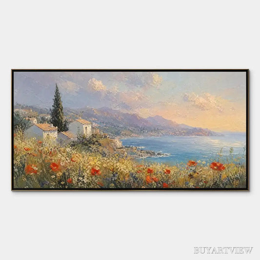 BUYARTVIEW Lemon Coast – Mediterranean Coastal Landscape - image 1