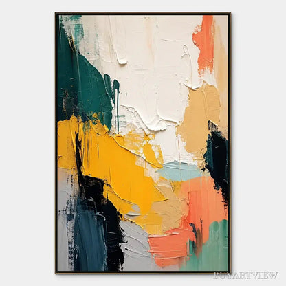 BUYARTVIEW Color Pulse – Colorful Abstract Texture Painting - image 1