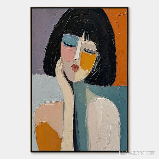 BUYARTVIEW Modern Muse – Modern Female Portrait Painting - image 1