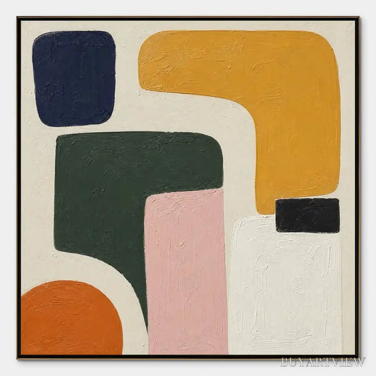 BUYARTVIEW Garden Shapes – Modern Organic Shape Abstract - image 1