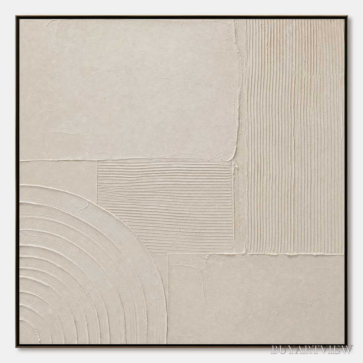 BUYARTVIEW Sanctuary – Textured Wabi Sabi Minimalist Abstract Painting - image 1