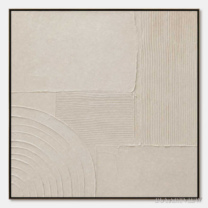 BUYARTVIEW Sanctuary – Textured Wabi Sabi Minimalist Abstract Painting - image 1