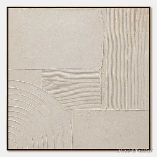 BUYARTVIEW Sanctuary – Textured Wabi Sabi Minimalist Abstract Painting - image 1