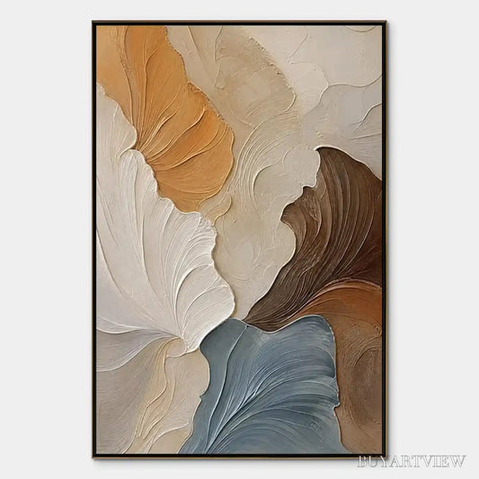 BUYARTVIEW Layered Earth – Layered Neutral Organic Abstract - image 1