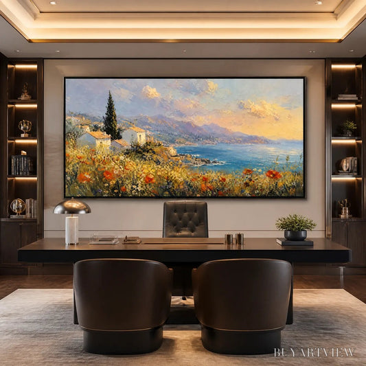 BUYARTVIEW Lemon Coast – Mediterranean Coastal Landscape - image 2