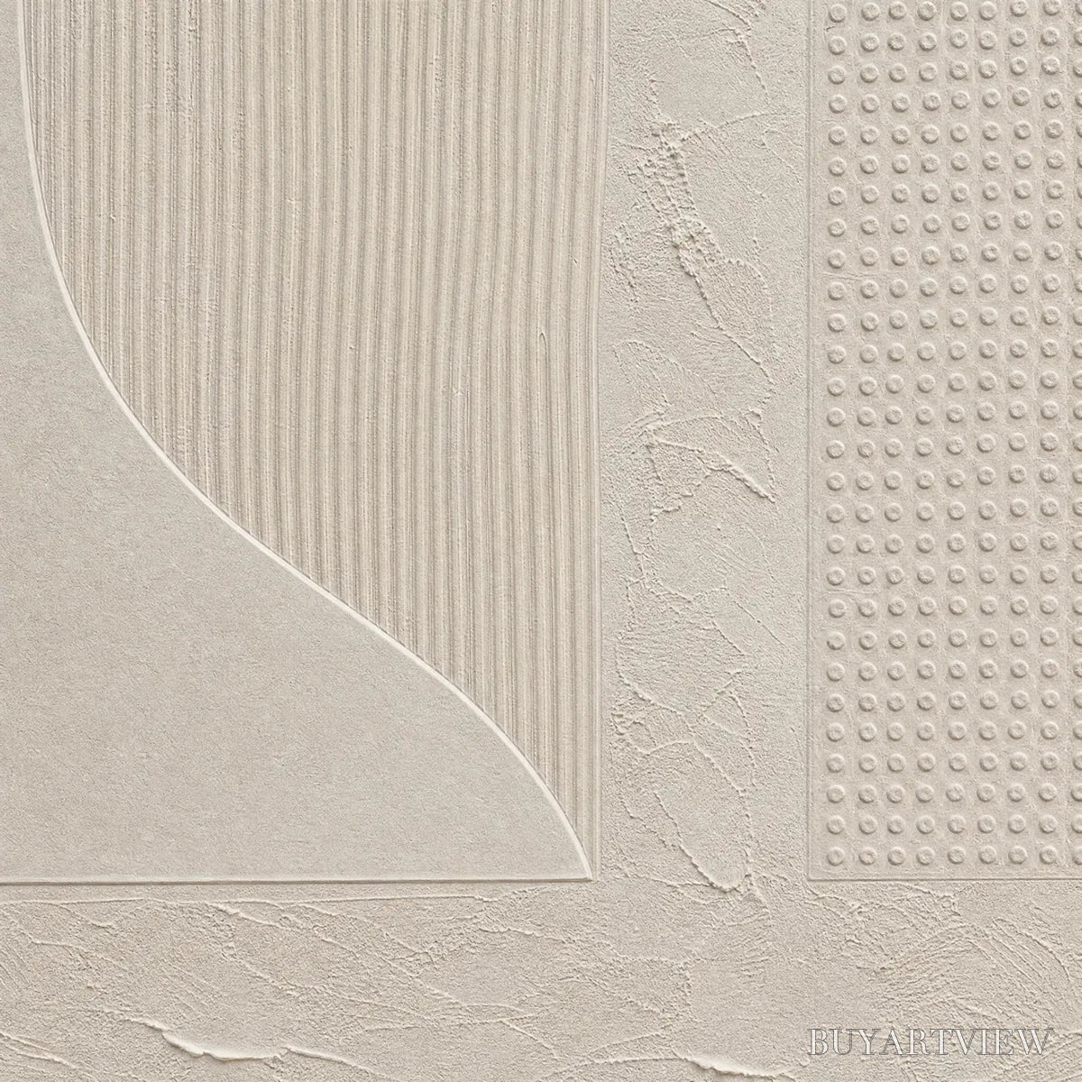 BUYARTVIEW Silent Composition – Large Textured Minimalist Wabi Sabi - image 3
