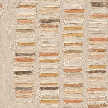 BUYARTVIEW Warm Stone Geometry – Warm Beige Geometric Texture Painting - image 3