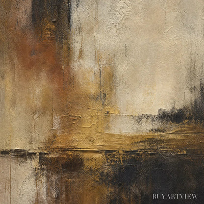 BUYARTVIEW Blackwater Glow – Dark Lake Abstract Landscape - image 3