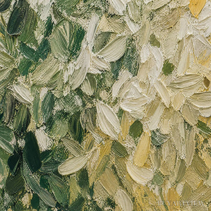 BUYARTVIEW White Herbarium – White Botanical Abstract Painting - image 3