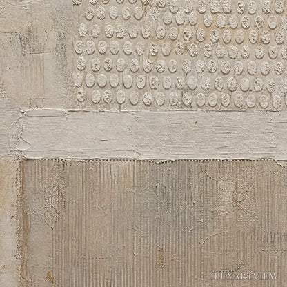 BUYARTVIEW White Silence – Minimal White Relief Abstract - image 5