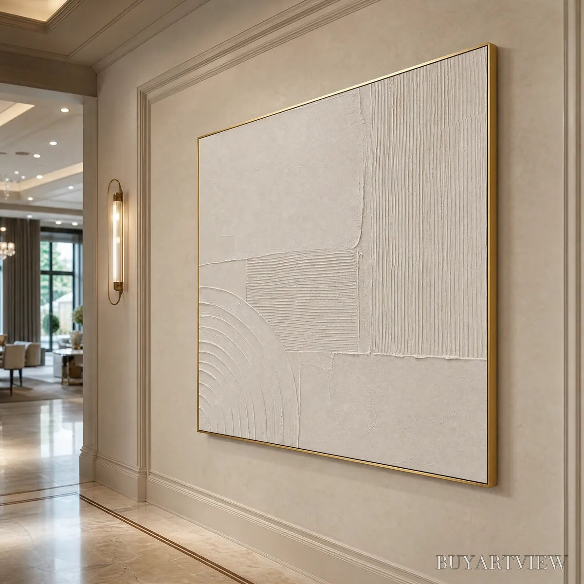 BUYARTVIEW Sanctuary – Textured Wabi Sabi Minimalist Abstract Painting - image 5