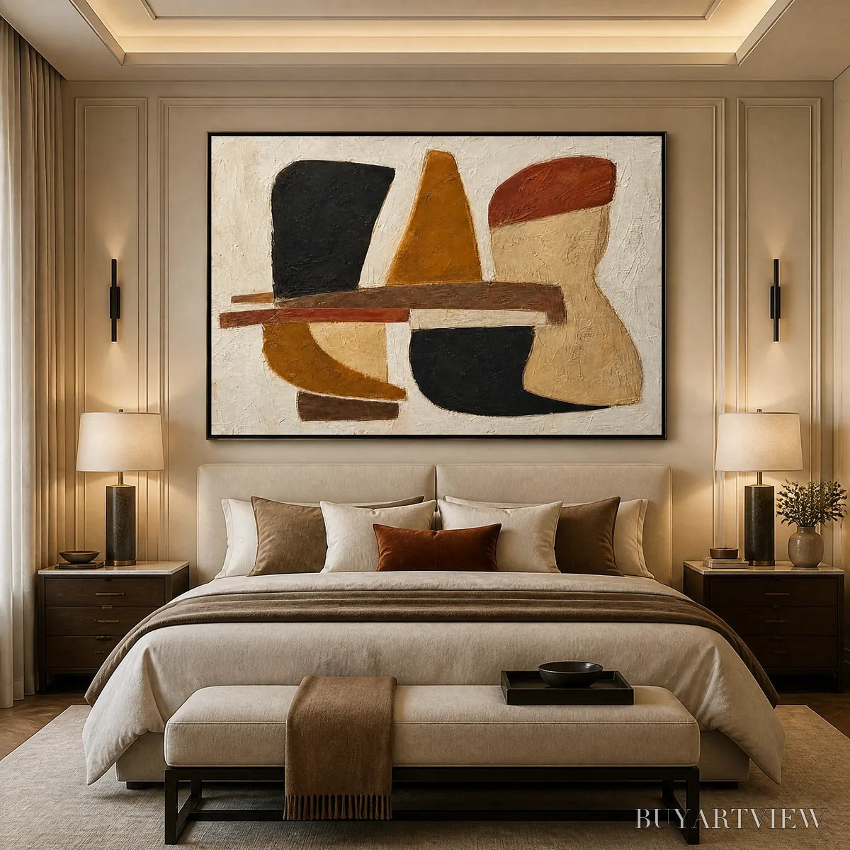 BUYARTVIEW Desert Modern – Earth Tone Modern Abstract - image 6