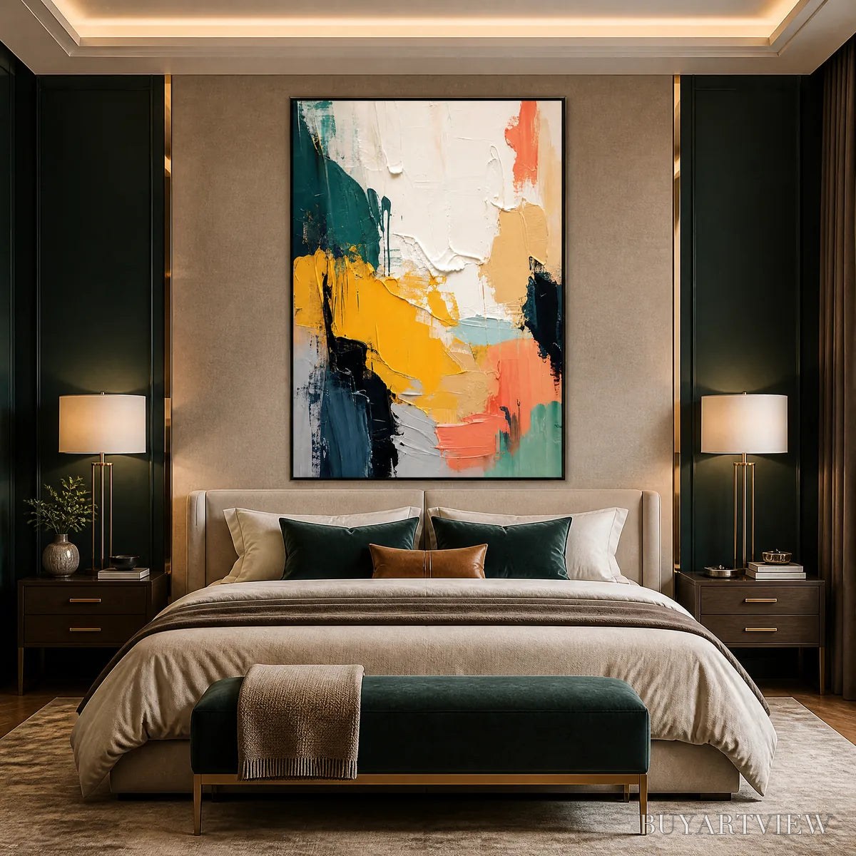 BUYARTVIEW Color Pulse – Colorful Abstract Texture Painting - image 6