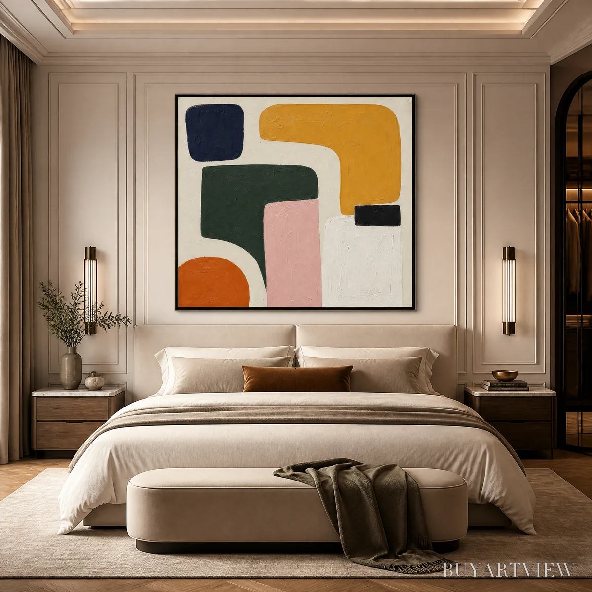 BUYARTVIEW Garden Shapes – Modern Organic Shape Abstract - image 6