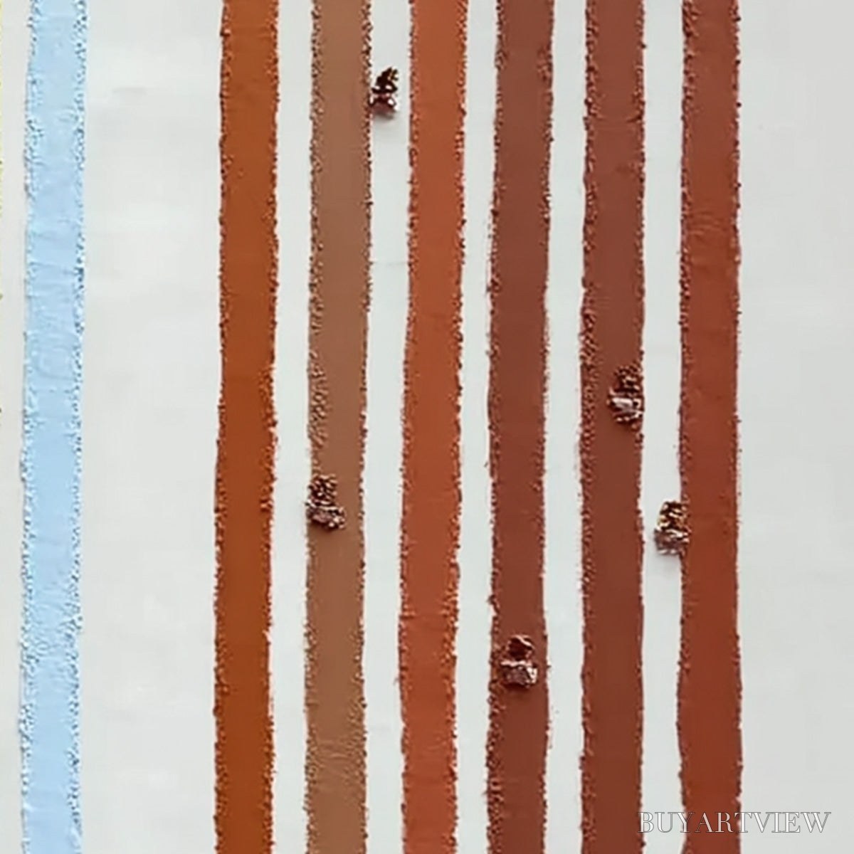 BUYARTVIEW Our Walks – Colorful Textured Abstract Painting of Life's Journeys - image 5