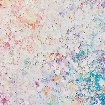 BUYARTVIEW Serendipity – Colorful Textured Abstract Vertical Oil Painting - image 5