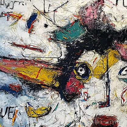 BUYARTVIEW Static Mind – Colorful Textured Abstract Expressionist - image 3