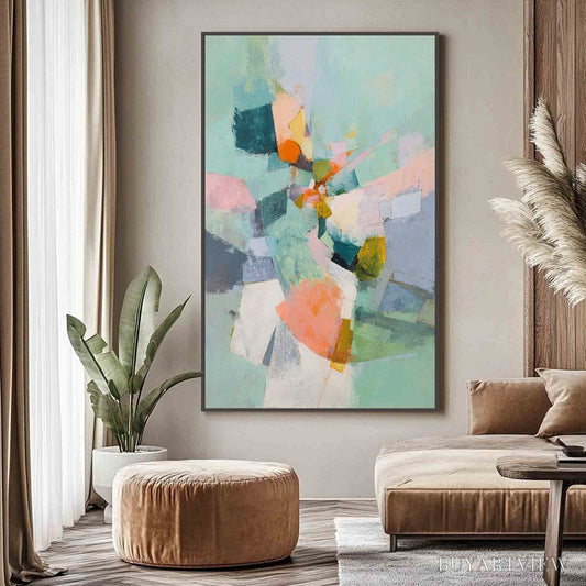 BUYARTVIEW Serendipity – Colorful Modern Abstract Composition Painting - image 2