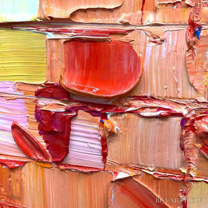 BUYARTVIEW Chroma Flow – Textured Abstract Impasto Oil Painting - image 3