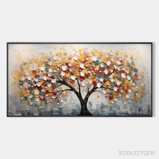 BUYARTVIEW Whimsical Wonder – Textured Panoramic Oil Painting - image 1