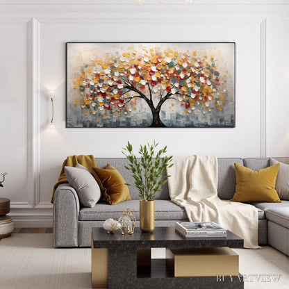 BUYARTVIEW Whimsical Wonder – Textured Panoramic Oil Painting - image 2
