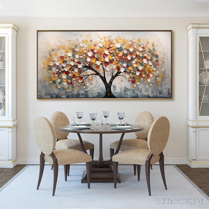 BUYARTVIEW Whimsical Wonder – Textured Panoramic Oil Painting - image 6