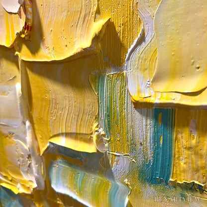 BUYARTVIEW Rainbow Harmony – Textured Impasto Abstract Oil Painting - image 6