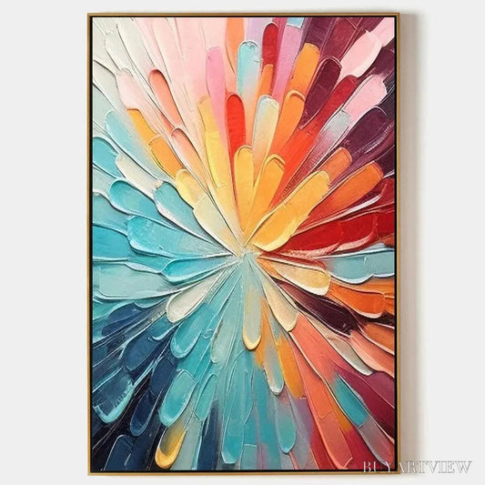 BUYARTVIEW Colorful Radiance – Abstract Painting in Vibrant Colors - image 1