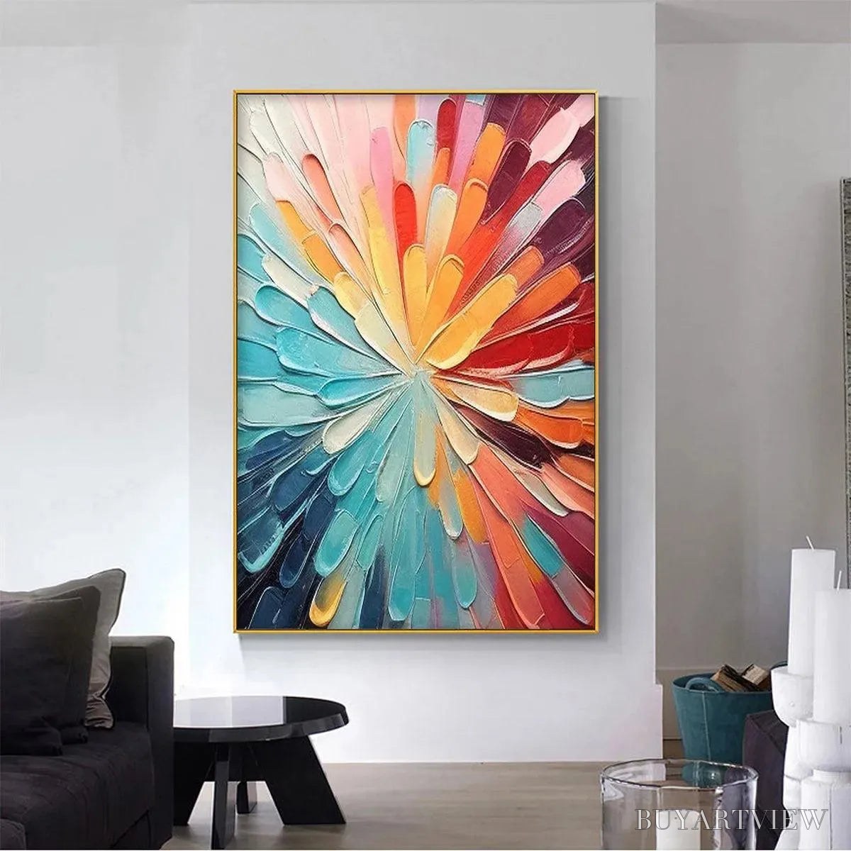 BUYARTVIEW Colorful Radiance – Abstract Painting in Vibrant Colors - image 2