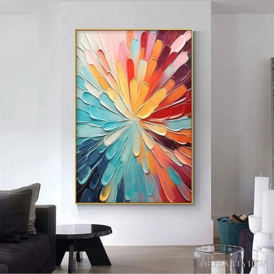 BUYARTVIEW Colorful Radiance – Abstract Painting in Vibrant Colors - image 2